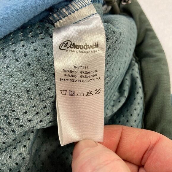 Cloudveil Jacket Women's Medium Blue Maize Cyclone Serendipity Soft Shell - Picture 9 of 16